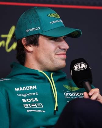F1 - CANADIAN GRAND PRIX 2025 STROLL Lance (can), Aston Martin F1 Team AMR25, portrait press conference, PK, Pressekonferenz during the Formula 1 Pirelli Grand Prix du Canada 2025, 10th round of the 2025 FIA Formula One World Championship, WM, Weltmeisterschaft from June 14 to 16, 2025 on the Circuit Gilles Villeneuve, in Montrà al, Canada - Montrà alCanada Copyright: xEricxAlonsox