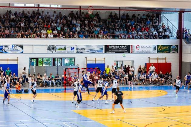 12 06 2025, GER, handball, men, one-day pro cult club ThSV Eisenach as part of the festival weeks to mark the 1250th anniversary of the salt city Justin Kurch ThSV Eisenach,52 36433 Bad Salzungen Werner Seelenbinder Halle Thuringia Germany