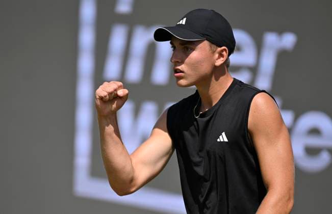 Tennis, Justin Engel at the Next Gen ATP Finals for the first time, archive pictures