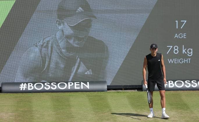 13 06 2025,Boss Open 2025, TC Weissenhof Stuttgart, ATP Tour 250 Tennis, Sport, in the picture Justin Engel GER