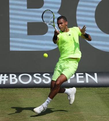 13 06 2025,Boss Open 2025, TC Weissenhof Stuttgart, ATP Tour 250 Tennis, Sport, in the picture Felix Augier Aliassime CAN