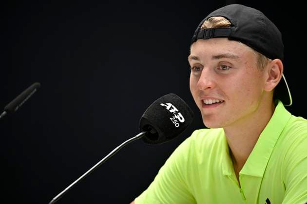 Press conference PK Justin Engel GER Portrait Tennis Men BOSS Open ATP 250 Stuttgart 2025 Weissenhof BOSS Open ATP 250 Stuttgart 2025