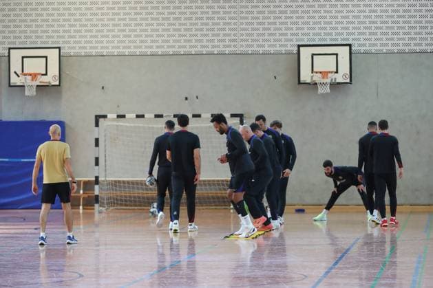 Handball, CL, Final Four, FC Barcelona, training and Media Day