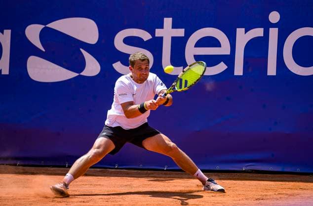 TENNIS : Open Sopra Steria - Lyon Villeurbanne 13 06 2025 Clement Tabur (FRA) vs Yu Hsiou Hsu (TPE) lors du tournoi de tennis ATP, Tennis Herren Challenger Tour, Open Sopra Steria Ã Lyon-Villeurbanne, le 13 06 2025. Photo Sandrine Thesillat PsNewZ VilleurbanneFrance  Copyright: xSandrinexTHESILLATx
