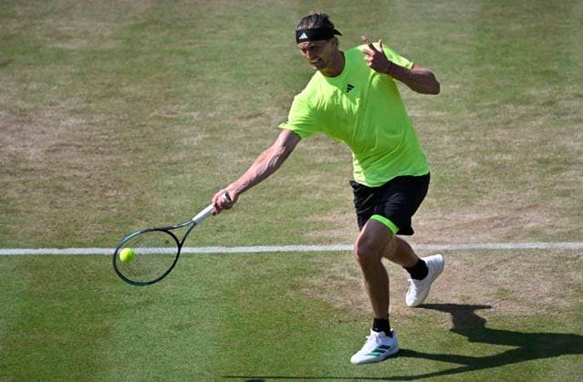 Alexander Zverev GER Action Tennis Men BOSS Open ATP 250 Stuttgart 2025 Weissenhof BOSS Open ATP 250 Stuttgart 2025