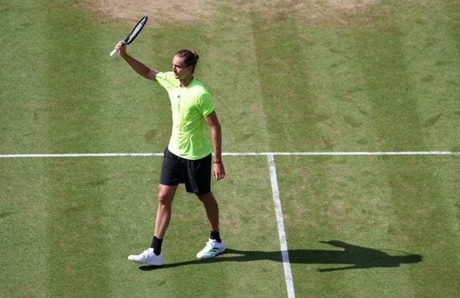 BAU Stuttgart Tennis , BOSS Open, Alexander Zverev GER celebrates his victory