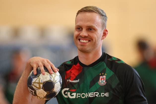 13 06 2025, xtgx, Handball, EHF Champions League Final 4, Final Training and Media Day v l Omar Ingi Magnusson Magdeburg, 14 Portrait, Portraet, single image Cologne