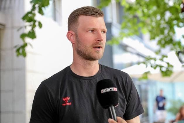 13 06 2025, xgox, Handball, EHF Champions League, Media Day and final training emspor, v l Philipp Weber Magdeburg, 20 Cologne