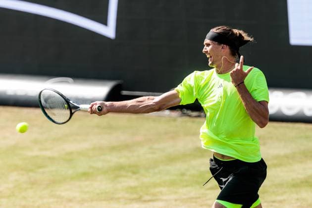 BOSS OPEN ATP250 13 06 2025 Alexander Zverev GER in match against Brandon Nakashima USA BOSS OPEN ATP250 Stuttgart, Tennisclub Weissenhof on 13 06 2025 Copyright: xBEAUTIFULxSPORTS Wunderlx