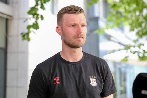 13 06 2025, xgox, Handball, EHF Champions League, Media Day and final training emspor, v l Philipp Weber Magdeburg, 20 Cologne
