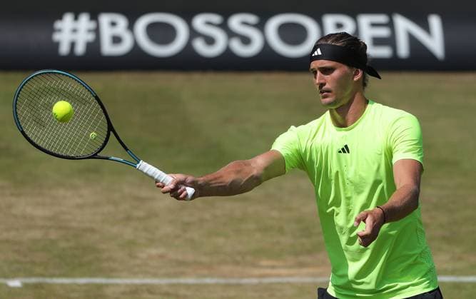 13 06 2025,Boss Open 2025, TC Weissenhof Stuttgart, ATP Tour 250 Tennis, Sport, in the picture Alexander Zverev GER