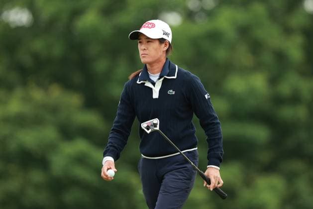 Meijer LPGA, Golf Damen Classic BELMONT, MICHIGAN-JUNE 13: Celine Boutier of France plays her putt on the first green during the second round of the Meijer LPGA Classic for Simply Give golf tournament at Blythefield Country Club in Belmont, MI, USA Friday, June 13, 2025. Belmont Michigan United States  Copyright: xJorgexLemusx originalFilename:lemus-meijerlp250613_npOPa.jpg