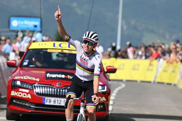 13-06-2025 Criterium Du Dauphine Libere; Tappa 06 Valserhone - Combloux; 2025, Uae Team Emirates - Xrg; Pogacar, Tadej; Combloux; 