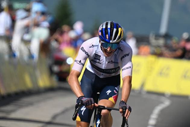 13-06-2025 Criterium Du Dauphine Libere; Tappa 06 Valserhone - Combloux; 2025, Red Bull - Bora Hansgrohe; Lipowitz, Florian; Combloux; 