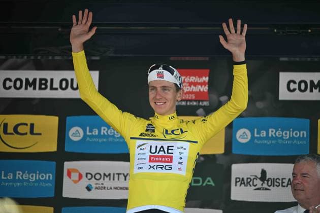 13-06-2025 Criterium Du Dauphine Libere; Tappa 06 Valserhone - Combloux; 2025, Uae Team Emirates - Xrg; Pogacar, Tadej; Combloux; 