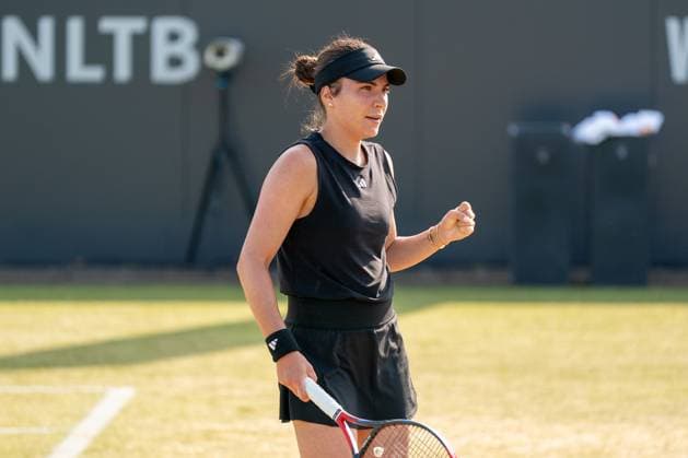 2025-06-13 2025 Libema Open Grass Court Championships Autotron ROSMALEN, NETHERLANDS - JUNE 13: Elena-Gabriela Ruse of Romania during the 2025 Libema Open Grass Court Championships at Autotron on June 13, 2025 in Rosmalen, Netherlands. Rosmalen Autotron Netherlands Content not available for redistribution in The Netherlands directly or indirectly through any third parties. Copyright: xMarleenxFouchierx