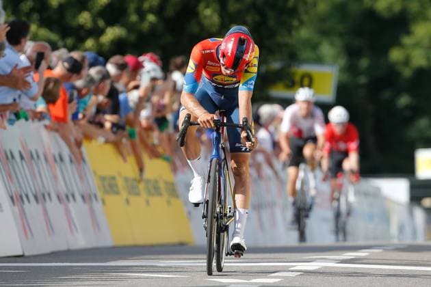 GP Gippingen Thibaut Nys BEL Team Lidl Trek 13 06 2025 Gippingen, SWITZERLAND, Cycling Days Gippingen Grand Prix of the Canton of Aargau Thibaut Nys BEL Team Lidl Trek