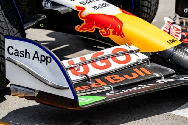 F1 - CANADIAN GRAND PRIX 2025 Visa Cash App RB F1 Team, mechanical detail aerodynamism, aerodynamic, aerodynamics Front wing during the Formula 1 Pirelli Grand Prix du Canada 2025, 10th round of the 2025 FIA Formula One World Championship, WM, Weltmeisterschaft from June 14 to 16, 2025 on the Circuit Gilles Villeneuve, in MontrÃ al, Canada - MontrÃ alCanada  Copyright: xALBERTOxVIMERCATIx