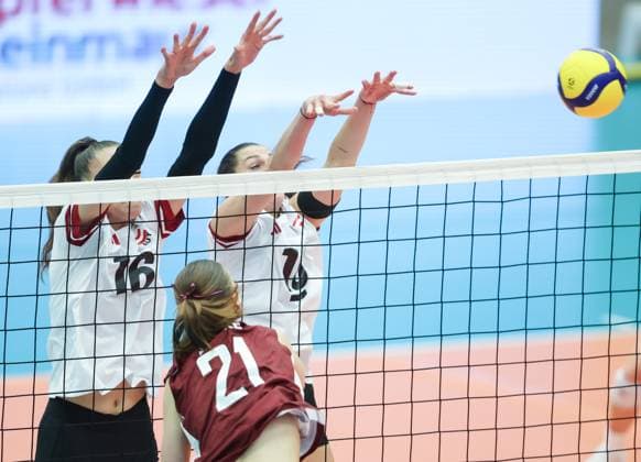 Volleyball, Women CEV European Silver League, Latvia - Austria