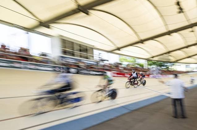 BAHNRADSPORT STEHER DERNY DM 2025 FOR EDITORIAL PURPOSES ONLY EDITORIAL USE ONLY p 13 06 2025 Erfurt German Championship Steher amp Derny 2025 at the Andreasried velodrome in the photo Derny Women Preliminary Run Feature Germany Thueringen Erfurt Copyright SaschaxFromm Copyright: SaschaxFromm doc812aqirkpm0svg80opv ,EDITORIAL USE ONLY Copyright: SaschaxFromm