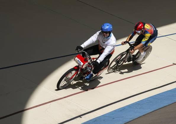 Cycling, track cycling, German championships in standing and derny in Erfurt