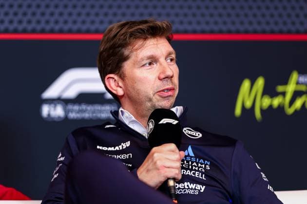 Formel 1, GP Kanada in Montreal, Pressekonferenz der Teamchefs F1 - CANADIAN GRAND PRIX 2025 VOWLES James, Team Principal of Williams Racing, portrait press conference, PK, Pressekonferenz during the Formula 1 Pirelli Grand Prix du Canada 2025, 10th round of the 2025 FIA Formula One World Championship, WM, Weltmeisterschaft from June 14 to 16, 2025 on the Circuit Gilles Villeneuve, in Montrà al, Canada - Montrà alCanada Copyright: xEricxAlonsox