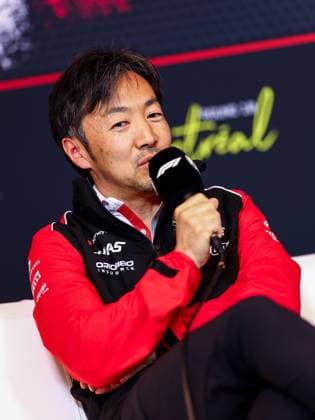 Formel 1, GP Kanada in Montreal, Pressekonferenz der Teamchefs F1 - CANADIAN GRAND PRIX 2025 KOMATSU Ayao (jpn), Team Principal of Haas F1 team, portrait press conference, PK, Pressekonferenz during the Formula 1 Pirelli Grand Prix du Canada 2025, 10th round of the 2025 FIA Formula One World Championship, WM, Weltmeisterschaft from June 14 to 16, 2025 on the Circuit Gilles Villeneuve, in Montrà al, Canada - Montrà alCanada Copyright: xEricxAlonsox