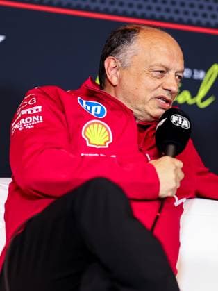 Formel 1, GP Kanada in Montreal, Pressekonferenz der Teamchefs F1 - CANADIAN GRAND PRIX 2025 VASSEUR Frà dà ric (fra), Team Principal & General Manager of the Scuderia Ferrari, portrait press conference, PK, Pressekonferenz during the Formula 1 Pirelli Grand Prix du Canada 2025, 10th round of the 2025 FIA Formula One World Championship, WM, Weltmeisterschaft from June 14 to 16, 2025 on the Circuit Gilles Villeneuve, in Montrà al, Canada - Montrà alCanada Copyright: xEricxAlonsox