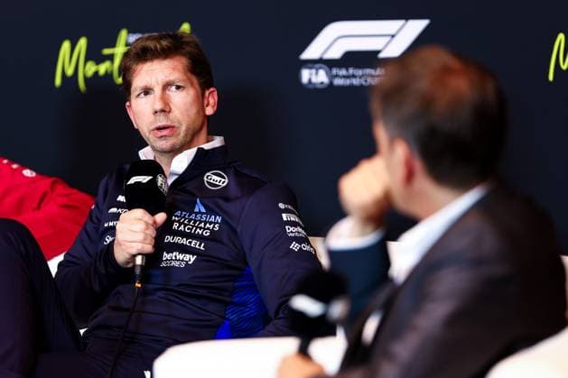 Formel 1, GP Kanada in Montreal, Pressekonferenz der Teamchefs F1 - CANADIAN GRAND PRIX 2025 VOWLES James, Team Principal of Williams Racing, portrait press conference, PK, Pressekonferenz during the Formula 1 Pirelli Grand Prix du Canada 2025, 10th round of the 2025 FIA Formula One World Championship, WM, Weltmeisterschaft from June 14 to 16, 2025 on the Circuit Gilles Villeneuve, in Montrà al, Canada - Montrà alCanada Copyright: xEricxAlonsox