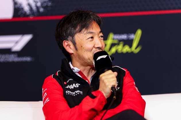 Formel 1, GP Kanada in Montreal, Pressekonferenz der Teamchefs F1 - CANADIAN GRAND PRIX 2025 KOMATSU Ayao (jpn), Team Principal of Haas F1 team, portrait press conference, PK, Pressekonferenz during the Formula 1 Pirelli Grand Prix du Canada 2025, 10th round of the 2025 FIA Formula One World Championship, WM, Weltmeisterschaft from June 14 to 16, 2025 on the Circuit Gilles Villeneuve, in Montrà al, Canada - Montrà alCanada Copyright: xEricxAlonsox