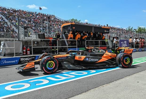 F1 Grand Prix Of Canada - First Practice Session MONTREAL, CANADA JUNE 13: Lando Norris of United Kingdom and McLaren Formula 1 Team during the first practice session for the Formula 1 Canadian Grand Prix at Circuit Gilles-Villeneuve in Montreal, Quebec, Canada, on June 13, 2025. Montreal Canada  Copyright: xArturxWidakx originalFilename:widak-f1grandp250613_npqLR.jpg