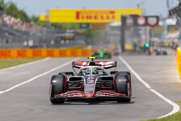 Oliver Bearman MoneyGram Haas F1 Team, Great Britain 87 in VF 25, CAN, Formula 1 World Championship, Canadian Grand Prix, Circuit Gilles Villeneuve, Free Practice 1, 2025 season, 13 06 2025 CAN, Formula 1 World Championship, Canadian Grand Prix, Circuit Gilles Villeneuve, Free Practice 1, 2025 season, 13 06 2025 Montreal Copyright: xEibner-Pressefoto MarcelxFischerx EP_MFI