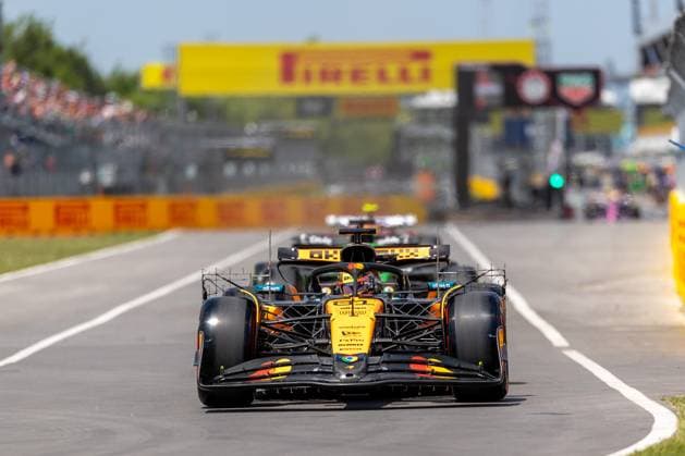 Oscar Piastri McLaren Formula 1 Team, Australia 81 in MCL39, CAN, Formula 1 World Championship, Canadian Grand Prix, Circuit Gilles Villeneuve, Free Practice 1, 2025 season, 13 06 2025 CAN, Formula 1 World Championship, Canadian Grand Prix, Circuit Gilles Villeneuve, Free Practice 1, 2025 season, 13 06 2025 Montreal Copyright: xEibner-Pressefoto MarcelxFischerx EP_MFI