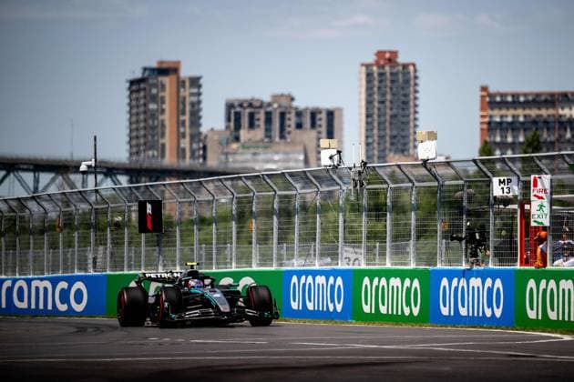F1 - CANADIAN GRAND PRIX 2025 12 KIMI ANTONELLI Andrea (ita), Mercedes AMG F1 Team W16, action during the Formula 1 Pirelli Grand Prix du Canada 2025, 10th round of the 2025 FIA Formula One World Championship, WM, Weltmeisterschaft from June 14 to 16, 2025 on the Circuit Gilles Villeneuve, in MontrÃ al, Canada - MontrÃ alCanada  Copyright: xALBERTOxVIMERCATIx