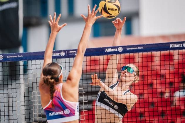 Beach Volleyball Women Allianz German Beach Tour 2025 Tourstop Bremen 13 06 2025 Tabea Schwarz at the Attack Bremen Waterfront Bremen Germany