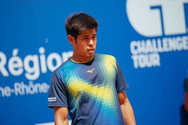 Open Sopra Steria de Lyon 2025 cyril lestage MAXPPP - 13 06 2025 Kaichi Uchida (JPN) during the Open Sopra Steria de Lyon 2025, ATP, Tennis Herren Challenger Tour 100 tennis event on 13 June 2025 at Tennis Club de Lyon in Villeurbanne, France - Photo Cyril Lestage  Copyright: xMAXPPPxcyrilxlestagex CAL202506138665 CAL202506138665