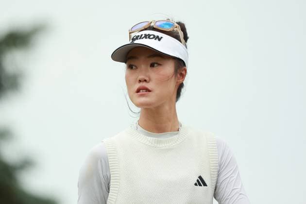 Meijer LPGA, Golf Damen Classic BELMONT, MICHIGAN-JUNE 13: Grace Kim of Australia walks on the 12th hole during the second round of the Meijer LPGA Classic for Simply Give golf tournament at Blythefield Country Club in Belmont, MI, USA Friday, June 13, 2025. Belmont Michigan United States  Copyright: xJorgexLemusx originalFilename:lemus-meijerlp250613_np7zq.jpg