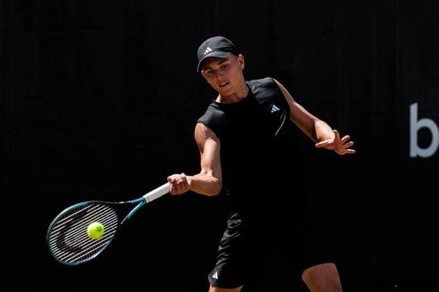 BOSS OPEN ATP250 13 06 2025 Justin Engel GER in match against Felix Auger Aliassime CAN BOSS OPEN ATP250 Stuttgart, Tennisclub Weissenhof on 13 06 2025 Copyright: xBEAUTIFULxSPORTS Wunderlx
