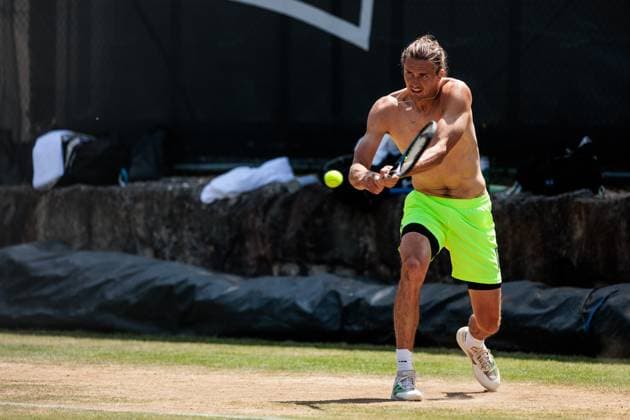 BOSS OPEN ATP250 13 06 2025 Alexander Zverev GER practicing, training BOSS OPEN ATP250 Stuttgart, Tennisclub Weissenhof on 13 06 2025 Copyright: xBEAUTIFULxSPORTS Wunderlx