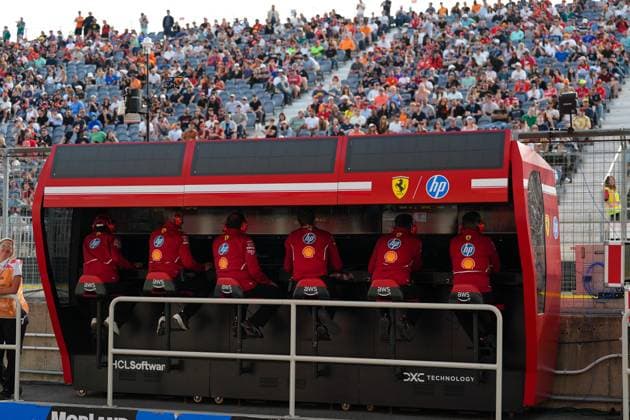 MOTORI - Formula 1 - Pirelli Grand Prix du Canada 2025 - Practice & press conference, PK, Pressekonferenz The Scuderia Ferrari HP Formula 1 technical team, Practice 2 during Pirelli Grand Prix du Canada 2025 - Practice & Press Conference, Formula 1 Championship in Montreal, Canada, June 13 2025 Montreal Canada  Copyright: xIPAxSport ABACAx