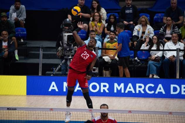 Ukraine vs Cuba RIO DE JANEIRO, RJ - 13.06.2025: UKRAINE VS CUBA - Yant (CUB), during a match valid for the Volleyball Nations League (VNL), held on June 13, 2025, at the Maracanazinho gym, in Rio de Janeiro, RJ, Brazil. (Photo: Renato Assis Fotoarena) x2753699x  RenatoxAssis