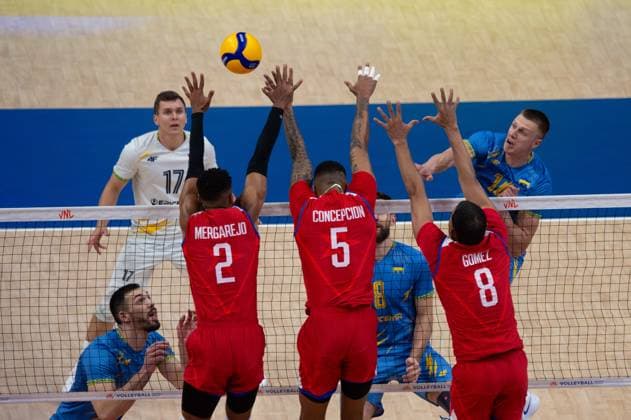 Volleyball, Nations League, Ukraine - Cuba
