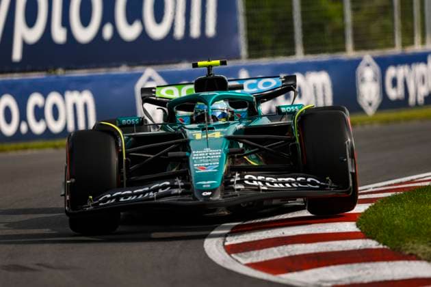 F1 - CANADIAN GRAND PRIX 2025 14 ALONSO Fernando (spa), Aston Martin F1 Team AMR24, action during the Formula 1 Pirelli Grand Prix du Canada 2025, 10th round of the 2025 FIA Formula One World Championship, WM, Weltmeisterschaft from June 14 to 16, 2025 on the Circuit Gilles Villeneuve, in MontrÃ al, Canada - MontrÃ alCanada  Copyright: xXavixBonillax