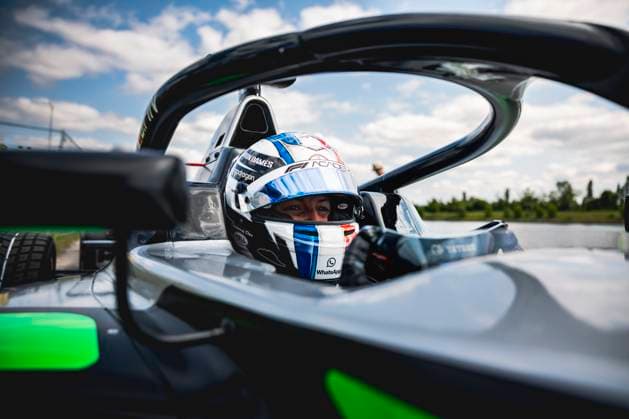 AUTO - F1 ACADEMY 2025 - MONTREAL 28 PIN Doriane (fra), Prema Racing, Supporter by Mercedes, Tatuus F4-T421, action during the 4th round of the 2025 F1 Academy Championship from June 14 to 16, 2025 on the Circuit Gilles Villeneuve, in MontrÃ al, Canada - MontrÃ alCanada  Copyright: xAlexisxPerrinx