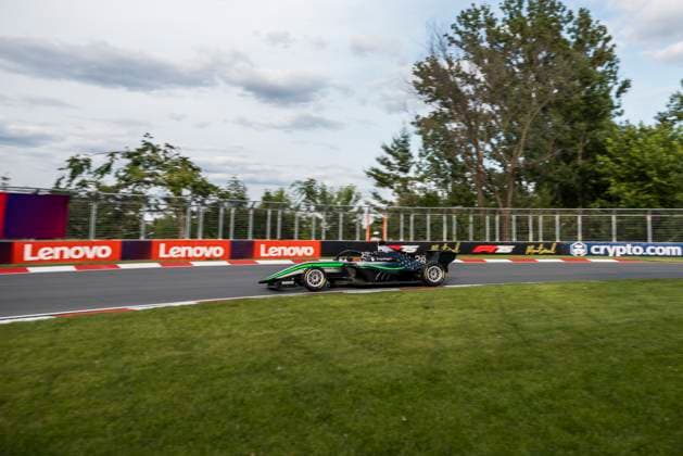 AUTO - F1 ACADEMY 2025 - MONTREAL 28 PIN Doriane (fra), Prema Racing, Supporter by Mercedes, Tatuus F4-T421, action during the 4th round of the 2025 F1 Academy Championship from June 14 to 16, 2025 on the Circuit Gilles Villeneuve, in MontrÃ al, Canada - MontrÃ alCanada  Copyright: xAlexisxPerrinx