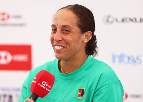 HSBC Tennis Championships, Day Five Queens Club, London, UK - 13 Jun 2025 Madison Keys (USA) in her post match press conference, PK, Pressekonferenz following the Quarter Final win over Diana Shnaider in the 2025 HSBC Championships at Queens Club London Queens Club London GBR, UK NEWSPAPERS OUT Copyright: xMarkxGreenwoodx