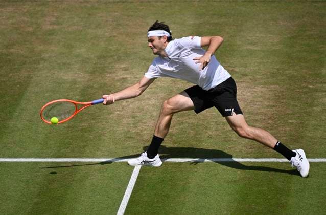 Taylor Fritz USA Action Tennis Men BOSS Open ATP 250 Stuttgart 2025 Weissenhof BOSS Open ATP 250 Stuttgart 2025