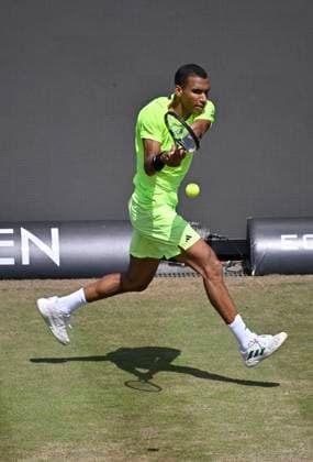 Felix Auger Aliassime CAN Action Tennis Men BOSS Open ATP 250 Stuttgart 2025 Weissenhof BOSS Open ATP 250 Stuttgart 2025