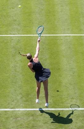 Berlin, 14 06 25, Tennis ecotrans Ladies Open Berlin at Steffi Graf Stadium Ladies, Singles, Krueger USA Friedsam Germany Ashlyn Krueger USA beats Berlin Tennis Open by HYLO 2025