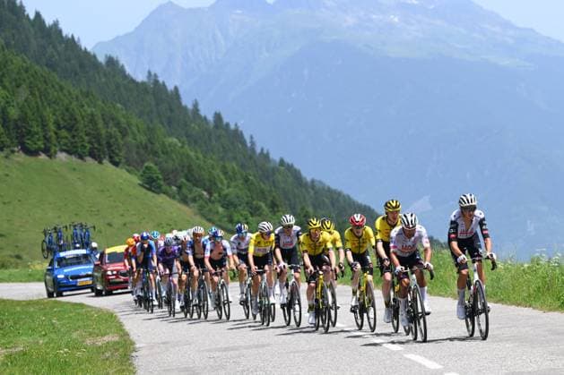 Criterium du Dauphine 2025 Stage 7 VALMEINIER 1800, FRANCE - JUNE 14 : illustration picture during stage 7 of the 77th edition of Criterium du Dauphine Libere an UCI World Tour 2.UWT cycling road race stage for Men Elite of 131.6 km with start in Grand-Aigueblanche and finish in Valmeinier 1800 on June 14, 2025 in Valmeinier 1800, France, 14 06 2025 ( Motordriver Kenny Verfaillie - Valmeinier 1800 France  Copyright: xVincentxKalutx